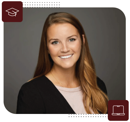 A female student in the Professional Program in Accounting headshot.