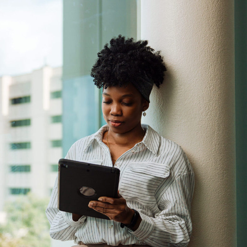 Evoto Flex online MBA student.