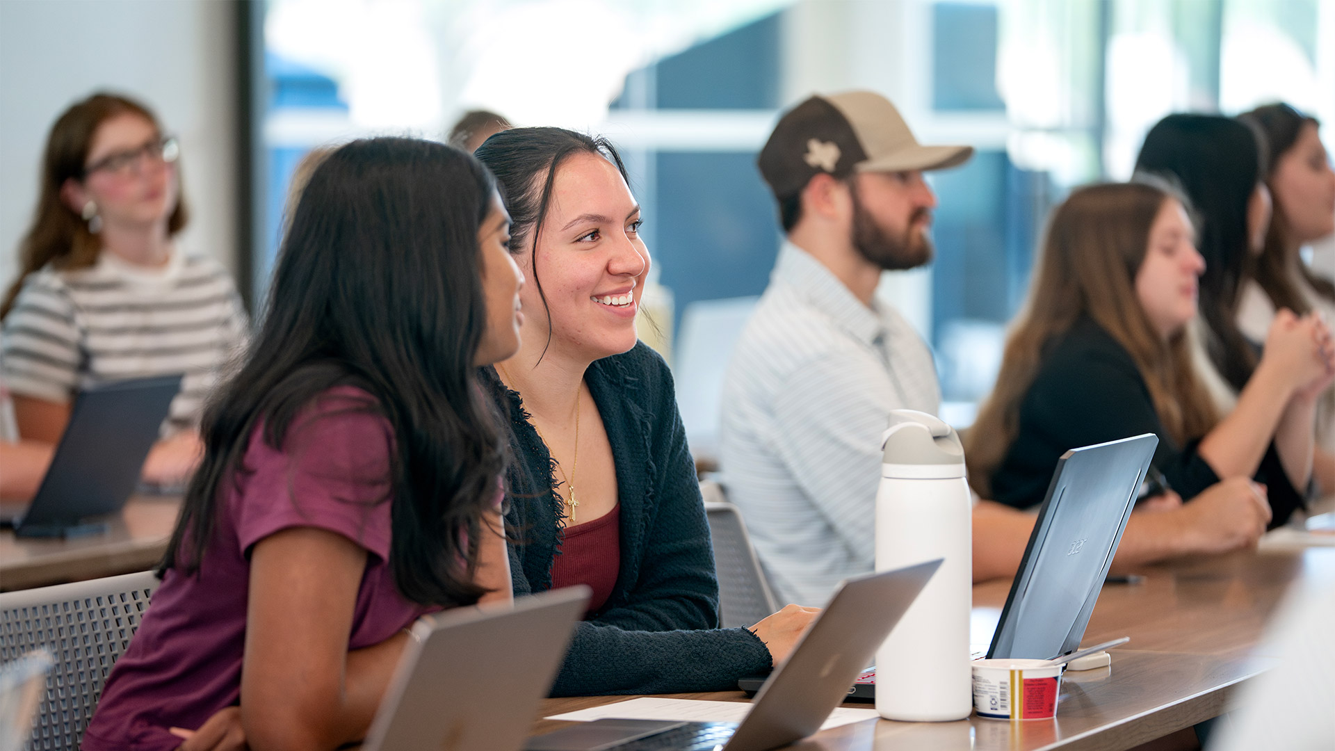 Students in a classroom